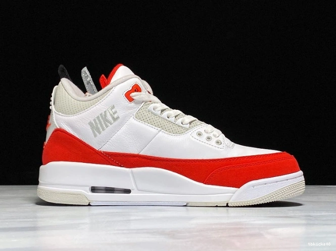 Reps TBkick CJ0939-100 Jordan 3 Air Tinker White Retro University Red 0720